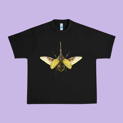 Hercules Beetle With Wings Urban Heavy Tee Designed By Lillyallendesigns