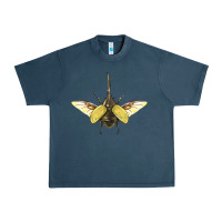 Midnight Navy Hercules Beetle With Wings Urban Heavy Tee - LillyAllenDesigns