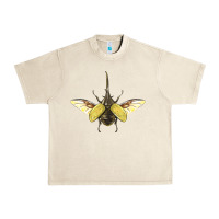 Sandshell Hercules Beetle With Wings Urban Heavy Tee - LillyAllenDesigns
