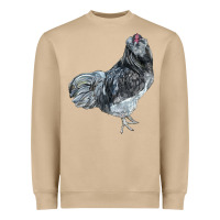 Mushroom Ameraucana Rooster Heavyweight Sweatshirt - LillyAllenDesigns