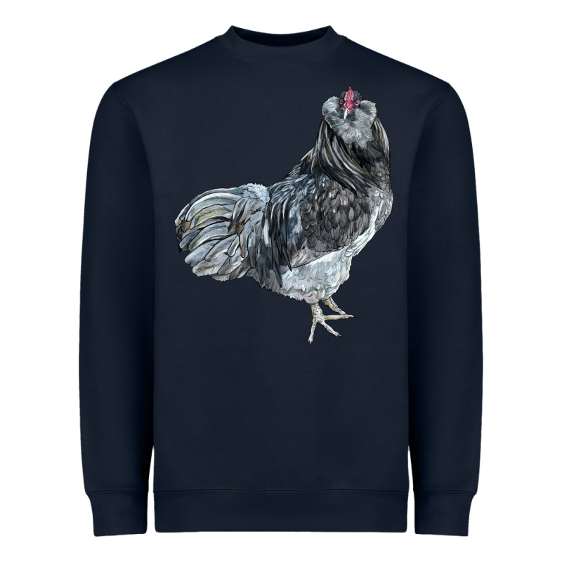Ameraucana Rooster Heavyweight Sweatshirt by LillyAllenDesigns | Teevron