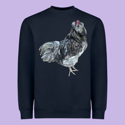 Ameraucana Rooster Heavyweight Sweatshirt Designed By Lillyallendesigns
