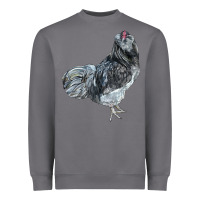 Storm Ameraucana Rooster Heavyweight Sweatshirt - LillyAllenDesigns