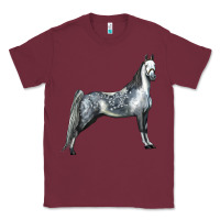 Burgundy Tennessee Walking Horse Classic Tee - LillyAllenDesigns
