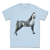 Dusty Blue Tennessee Walking Horse Classic Tee - LillyAllenDesigns