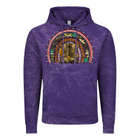 Cloud Purple soldier boots camouflage leopard gemstone rainbow Vintage Hoodie - Artiststas