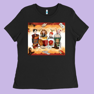 Harry Coffee Cups Ladies Tee Designed By Zillion Design Studio