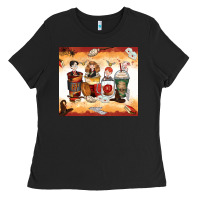 Black harry coffee cups Ladies Tee - Zillion Design Studio