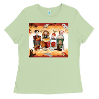 Matcha harry coffee cups Ladies Tee - Zillion Design Studio