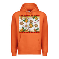 Carrot Christmas gingerbread cookies and candy cane Premium Hoodie - NancyCooperArtShop