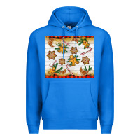 True Royal Christmas gingerbread cookies and candy cane Premium Hoodie - NancyCooperArtShop