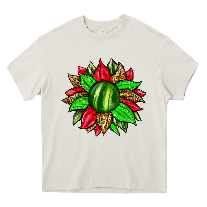 Watermelon Sunflower Heavy Core Tee by Zillion Design Studio | Teevron
