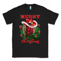 Black merry christmas boots hat rope Classic Tee - AdoDesignShop