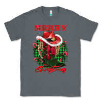 Charcoal Heather merry christmas boots hat rope Classic Tee - AdoDesignShop