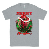 Heather Grey merry christmas boots hat rope Classic Tee - AdoDesignShop