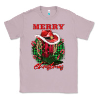 Lilac merry christmas boots hat rope Classic Tee - AdoDesignShop