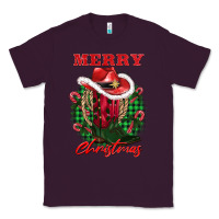 Plum merry christmas boots hat rope Classic Tee - AdoDesignShop