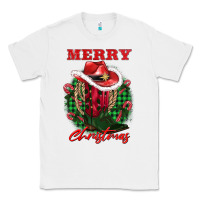 White merry christmas boots hat rope Classic Tee - AdoDesignShop