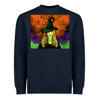 Navy halloween witch tumbler Heavyweight Sweatshirt - Jasminsmagicworld