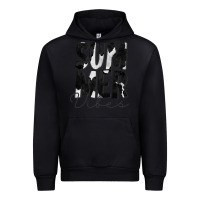Black Summer Vibes Black White Cowhide Urban Hoodie - CowCowDesign