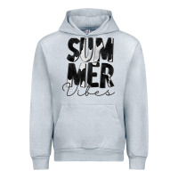Heather Grey Summer Vibes Black White Cowhide Urban Hoodie - CowCowDesign