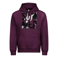 Mauve Wine Summer Vibes Black White Cowhide Urban Hoodie - CowCowDesign