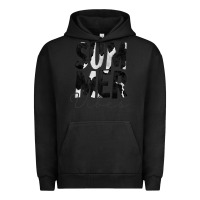 Pigment Black Summer Vibes Black White Cowhide Urban Hoodie - CowCowDesign