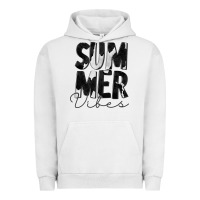 Pigment Lunar Rock Summer Vibes Black White Cowhide Urban Hoodie - CowCowDesign