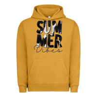 Pigment Peanut Butter Summer Vibes Black White Cowhide Urban Hoodie - CowCowDesign