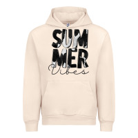 Sandshell Summer Vibes Black White Cowhide Urban Hoodie - CowCowDesign