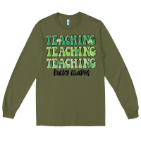 Army Green teaching lucky charm Long Sleeve Tee - MaliasSmallBusiness