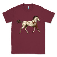 Burgundy Appaloosa Horse Classic Tee - LillyAllenDesigns