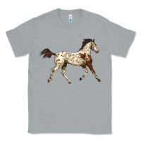Heather Grey Appaloosa Horse Classic Tee - LillyAllenDesigns