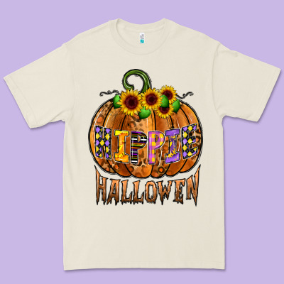 Hippie Halloween Premium Tee Designed By Cowhidedigitalart