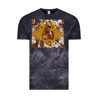 Cloud Black horse Vintage Tee - BarkalooDesign