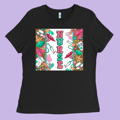 Nurse Ladies Tee Designed By Zillion Design Studio