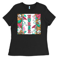 Black nurse Ladies Tee - Zillion Design Studio
