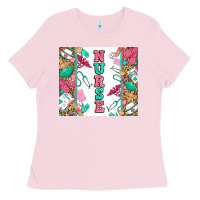 Bubblegum Pink nurse Ladies Tee - Zillion Design Studio