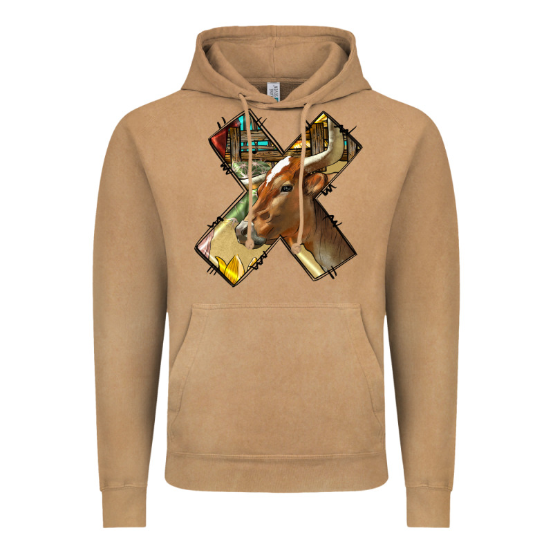 Farm Life Alphabet Lowercase Letters X Vintage Hoodie by BundleAndBundleShop | Teevron