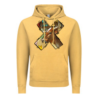 Vintage Mustard farm life alphabet lowercase letters x Vintage Hoodie - BundleAndBundleShop