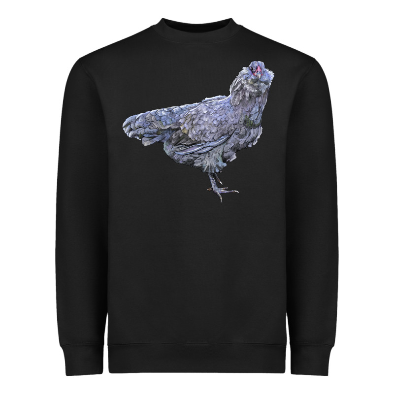 Ameraucana Chicken Heavyweight Sweatshirt by LillyAllenDesigns | Teevron