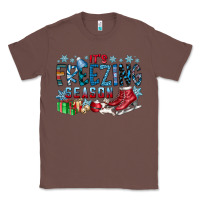 Chestnut It's Freezing Season Classic Tee - CowhideDigitalArt