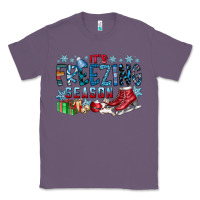 Lavender It's Freezing Season Classic Tee - CowhideDigitalArt