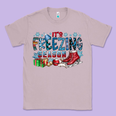 It's Freezing Season Classic Tee Designed By Cowhidedigitalart