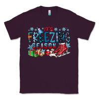 Plum It's Freezing Season Classic Tee - CowhideDigitalArt