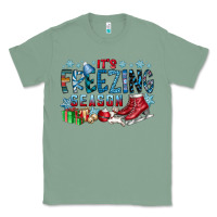Sage It's Freezing Season Classic Tee - CowhideDigitalArt