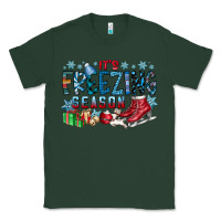Sports Green It's Freezing Season Classic Tee - CowhideDigitalArt