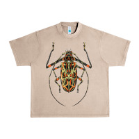 French Oak Acrocinus Beetle Illustrations Urban Heavy Tee - LillyAllenDesigns