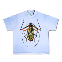 Grape Ice Acrocinus Beetle Illustrations Urban Heavy Tee - LillyAllenDesigns