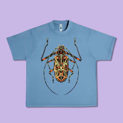 Acrocinus Beetle Illustrations Urban Heavy Tee Designed By Lillyallendesigns